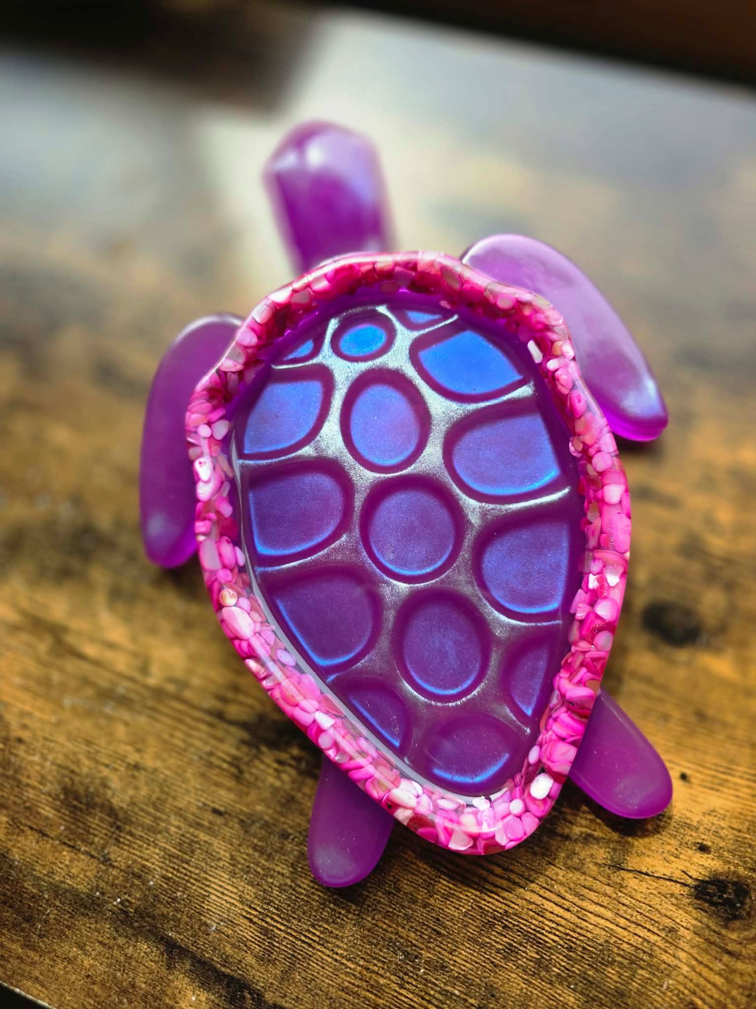 Amethyst Shell Turtle Tray