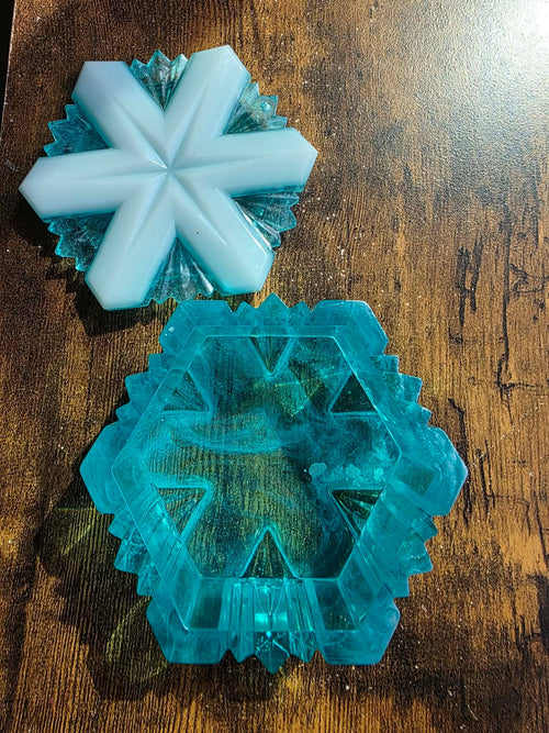 Arctic Crystal ~ Snowflake Box
