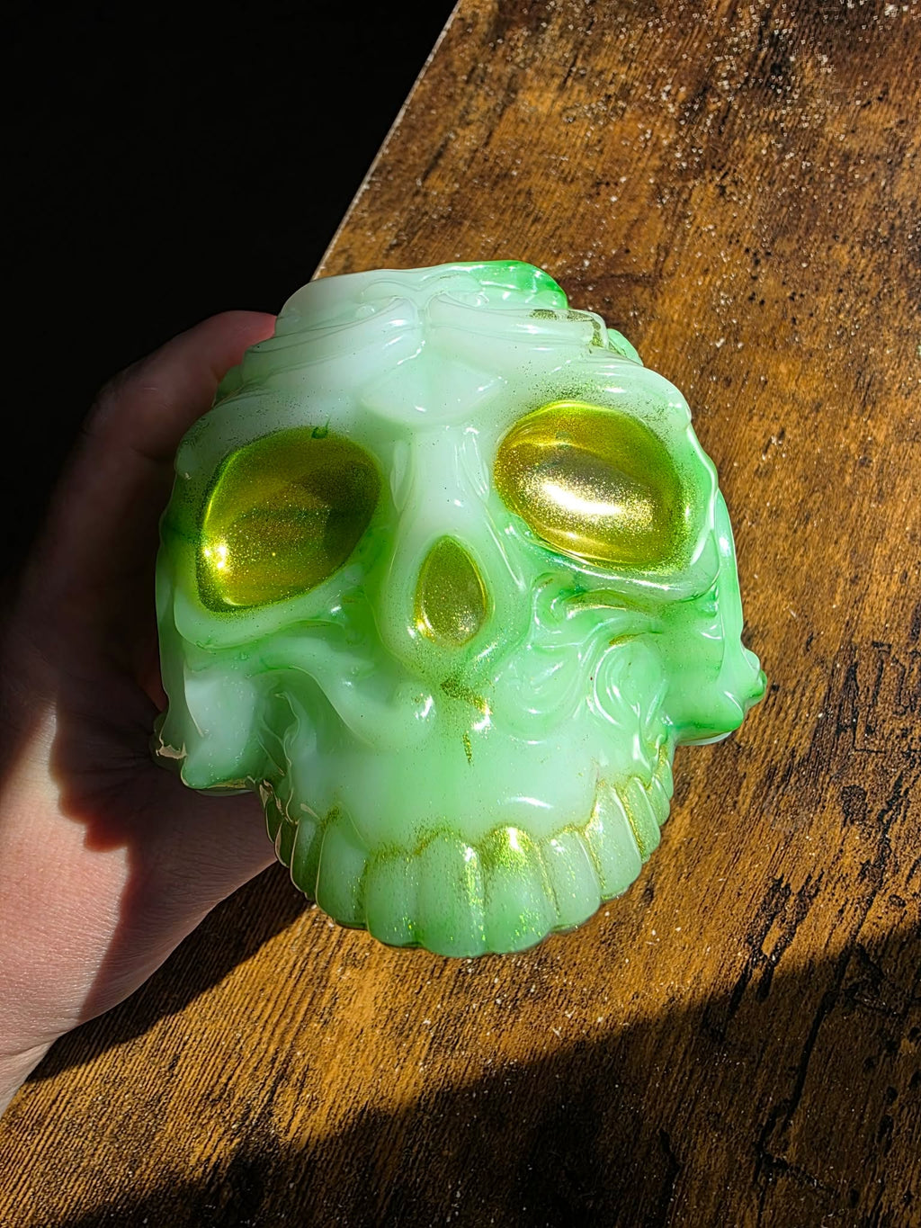 Emerald Elixir ~ Skull Holder