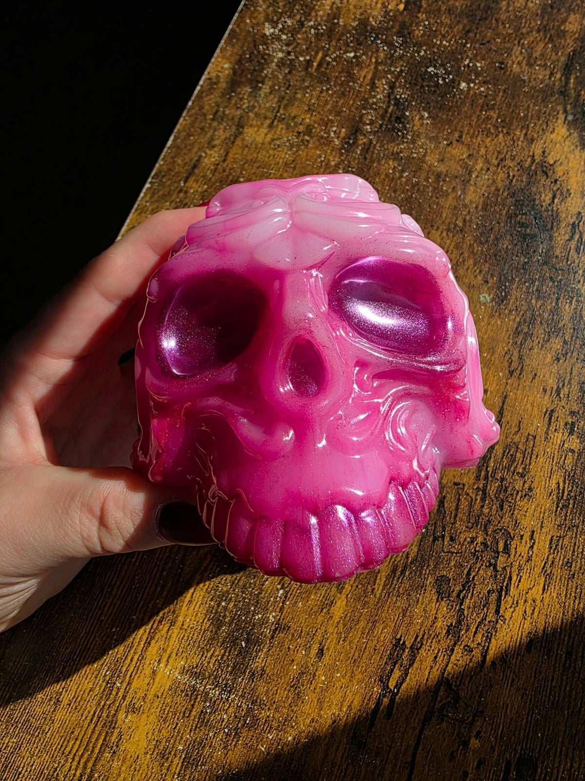 Plum Nocturne ~ Skull Holder
