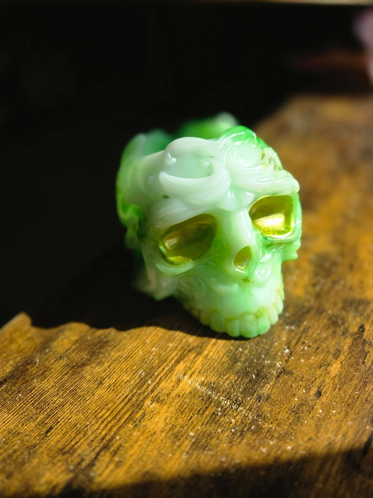 Emerald Elixir ~ Skull Holder