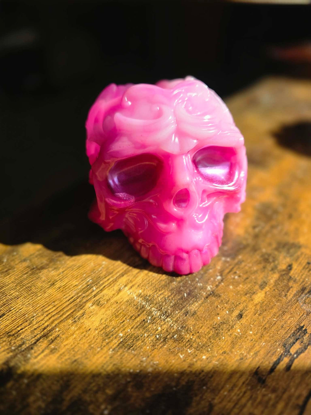 Plum Nocturne ~ Skull Holder