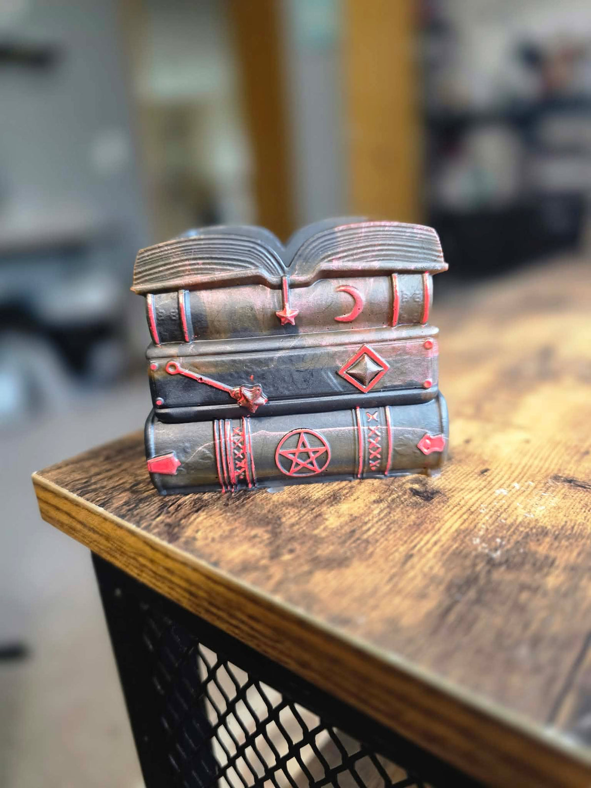 Crimson Spellbook ~ Enchanted Holder