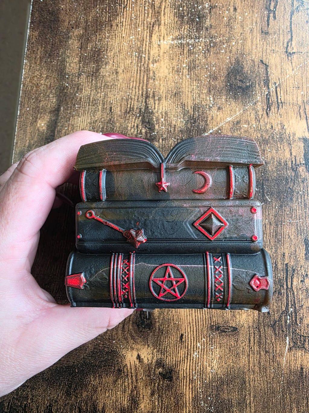 Crimson Spellbook ~ Enchanted Holder