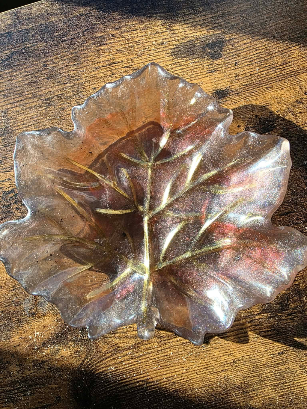Autumn Whisper ~ Leaf Trinket Tray