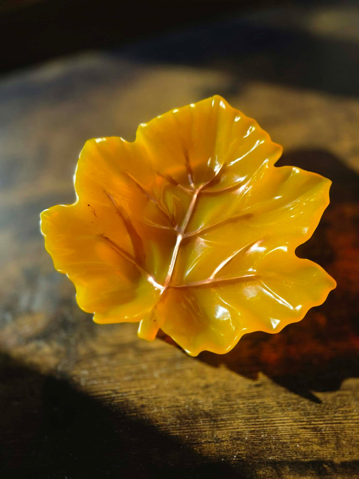 Golden Harvest ~ Leaf Trinket Tray