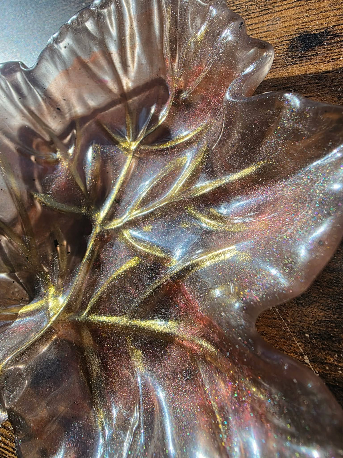 Autumn Whisper ~ Leaf Trinket Tray