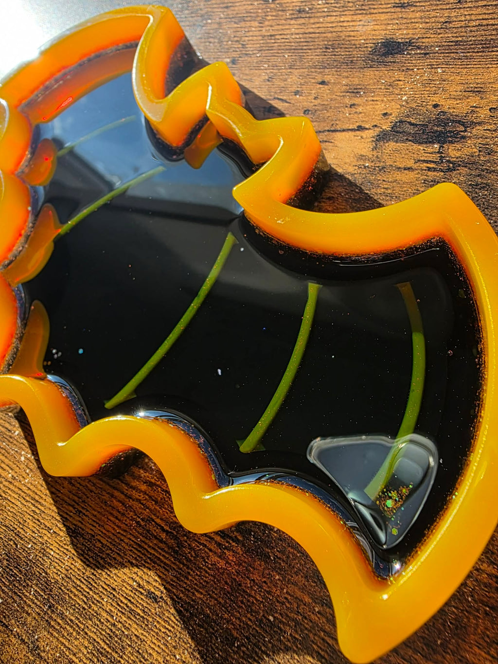 Pumpkinfire ~ Bat Trinket Tray