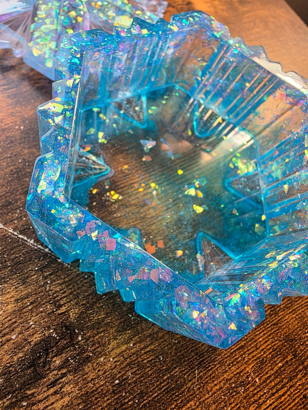 Aurora Frost ~ Snowflake Trinket Box