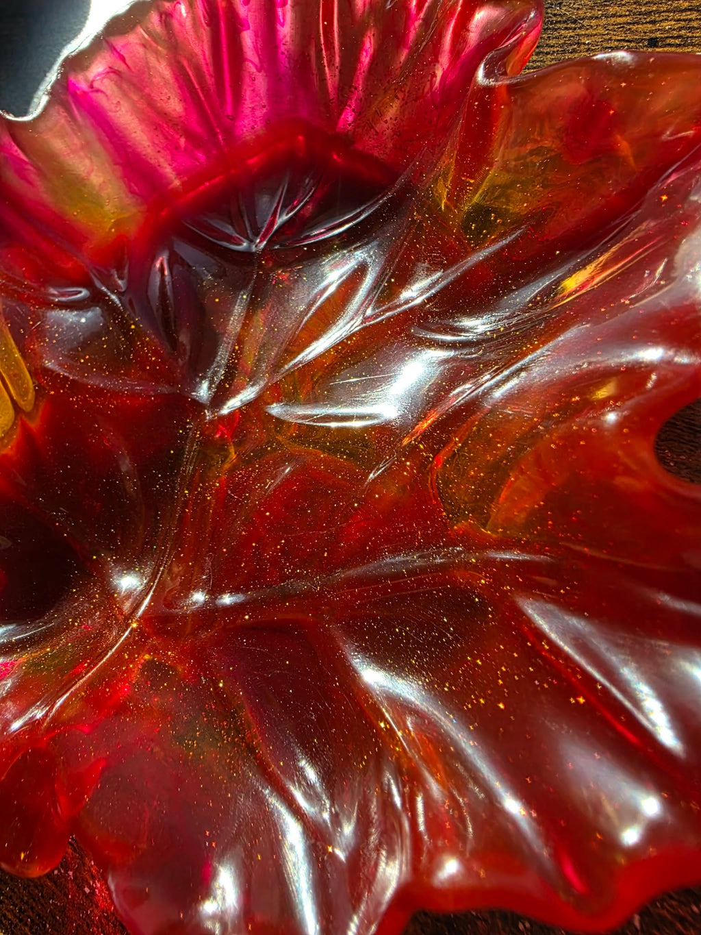 Ruby Ember ~ Leaf Tray