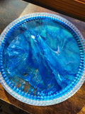 Sapphire Tides ~ Decorative Platter