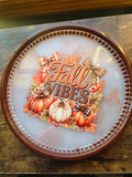 Pumpkin Patch Charm ~ Decorative Platter