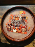 Cozy Season ~ Decorative Platter