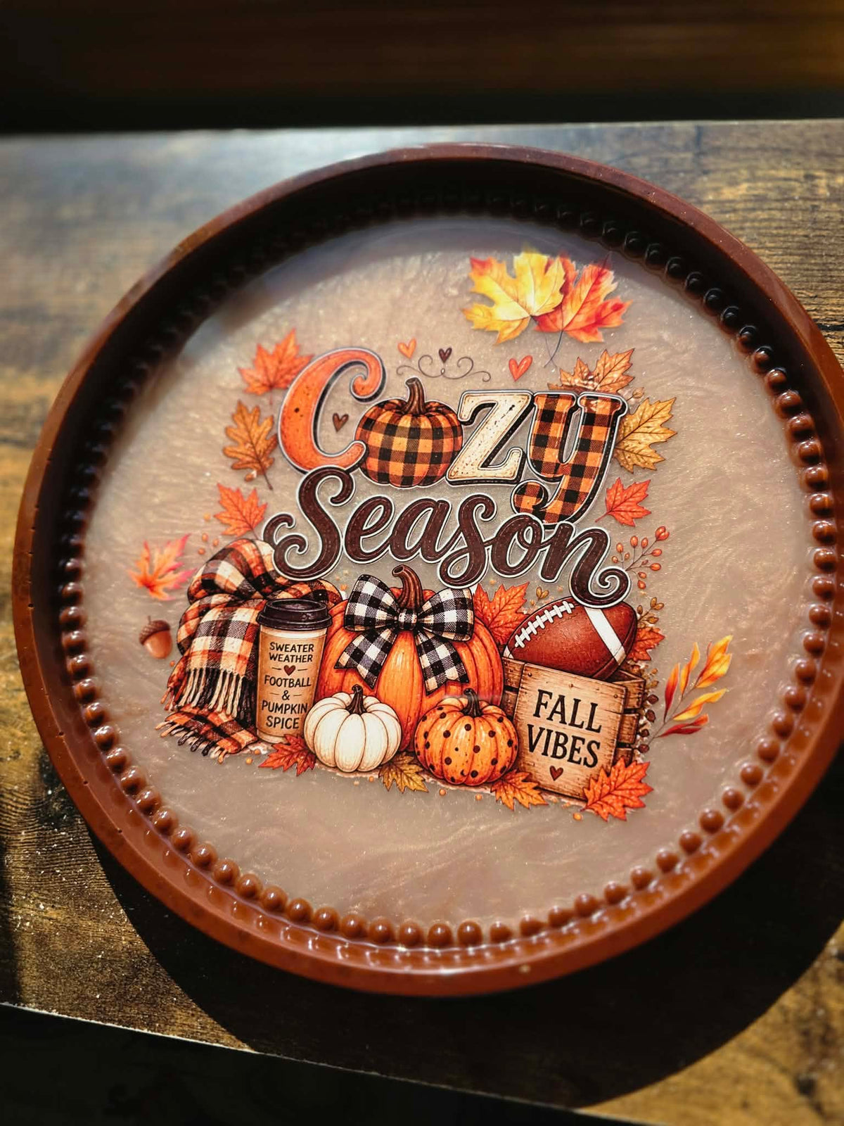Cozy Season ~ Decorative Platter