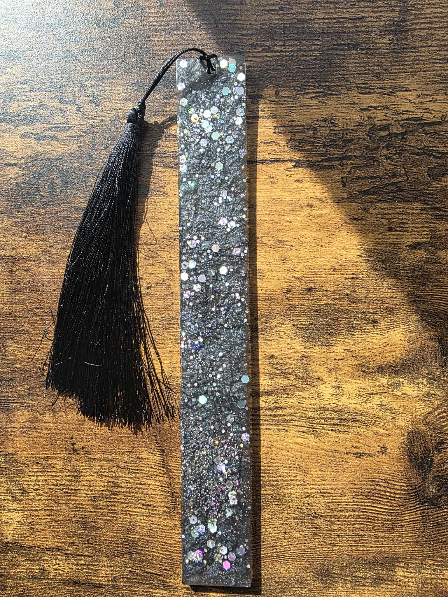Cosmic Dust Bookmark - large black