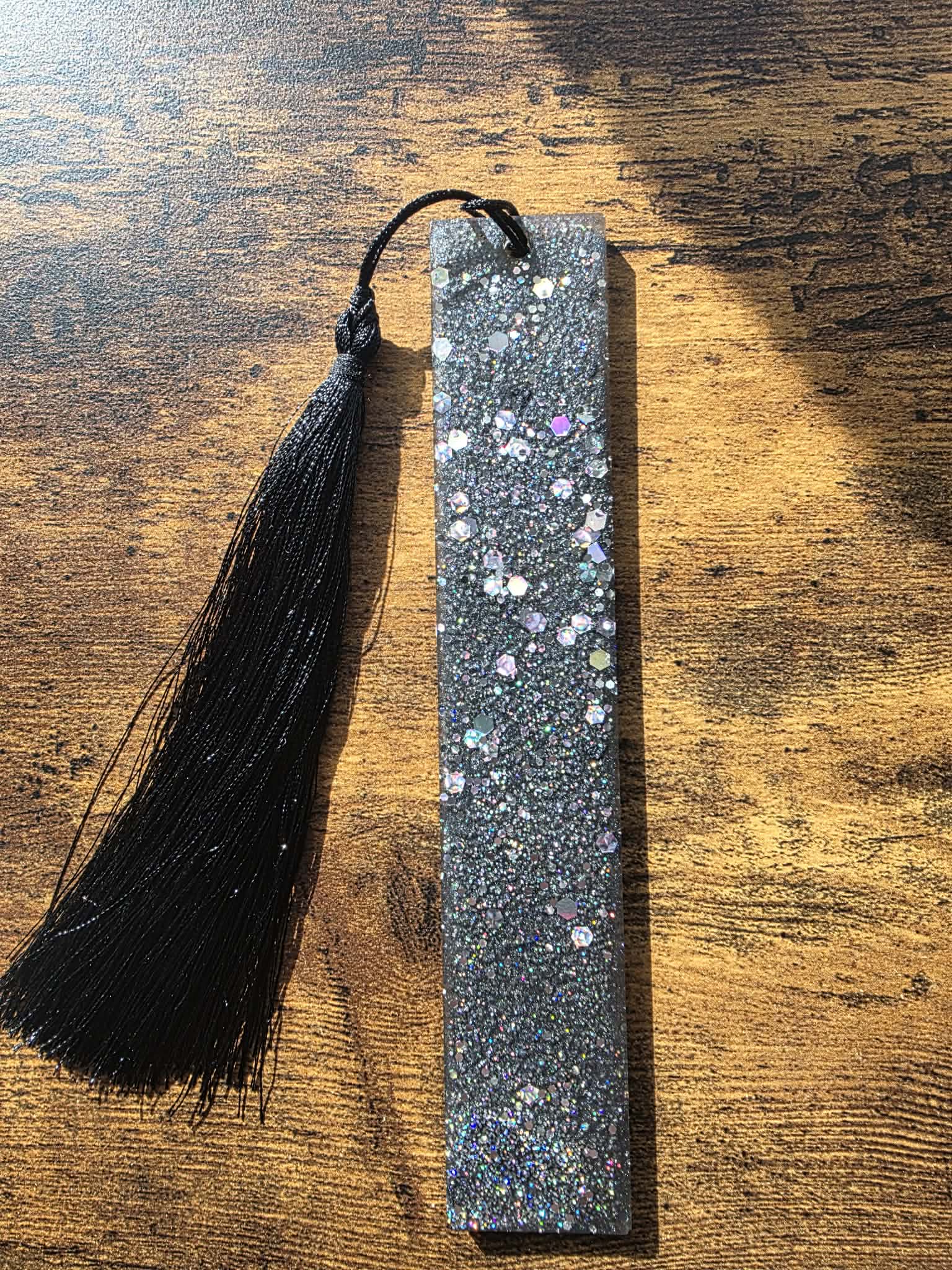 Cosmic Dust Bookmark - medium black