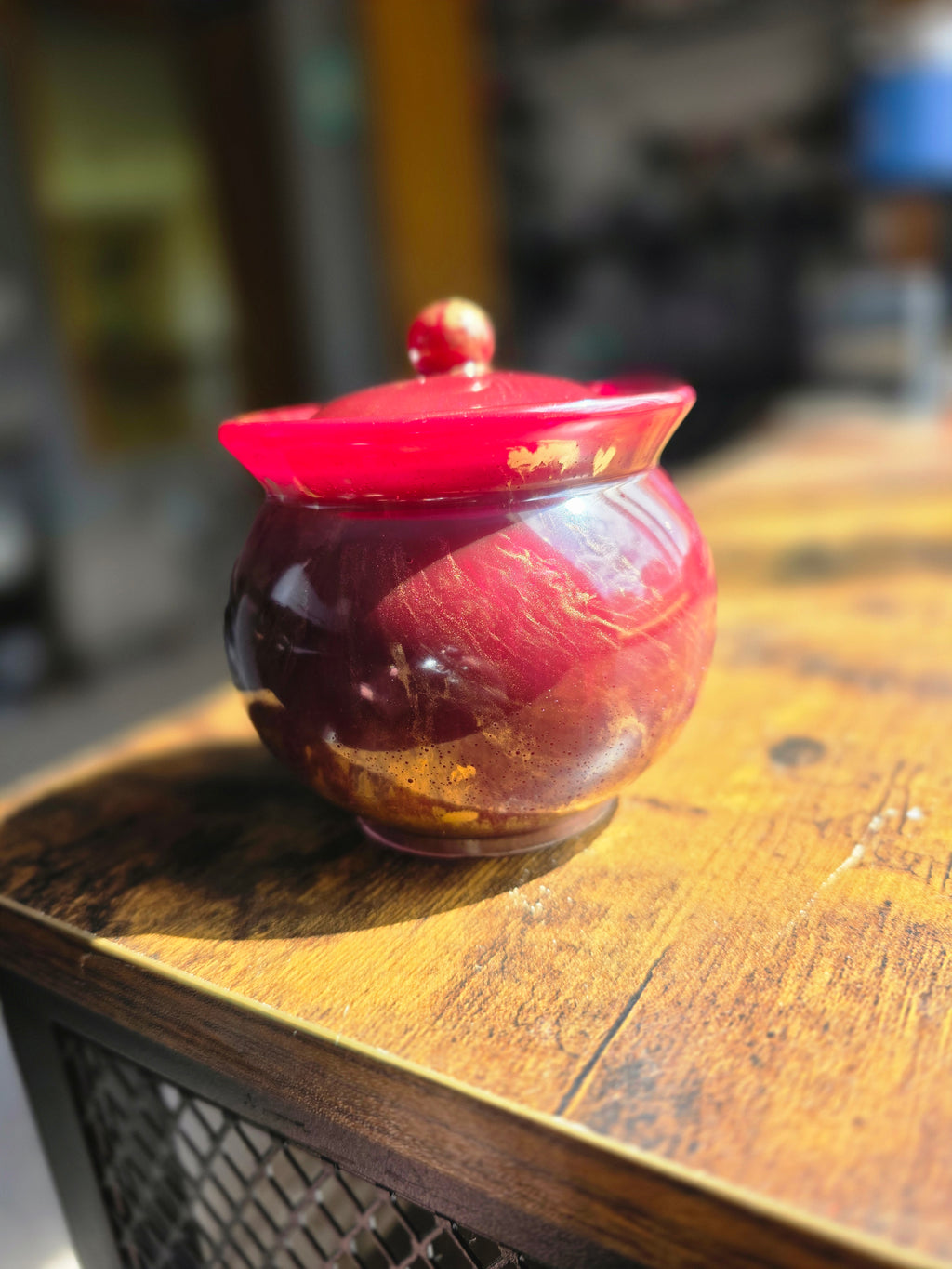 Crimson Alchemy Spell Jar